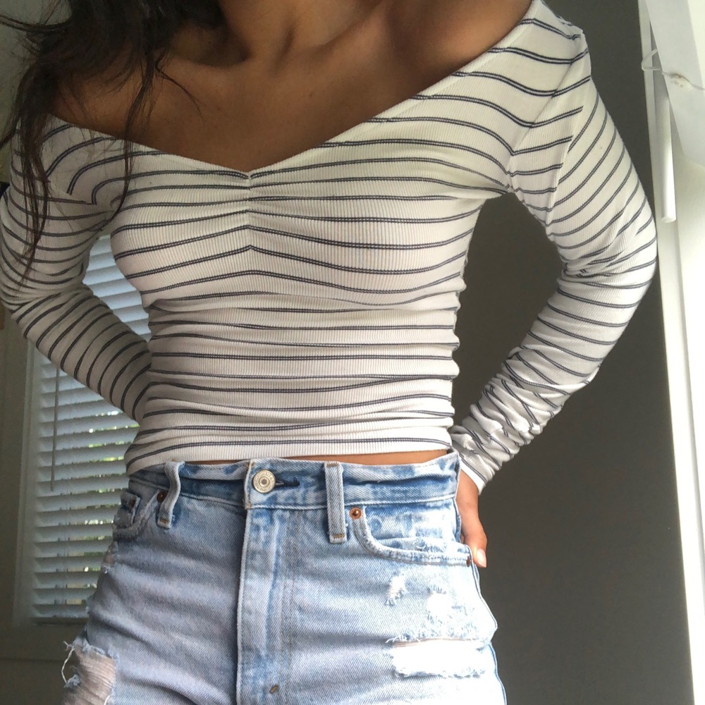 Urban outfitters long sleeve stripe top!